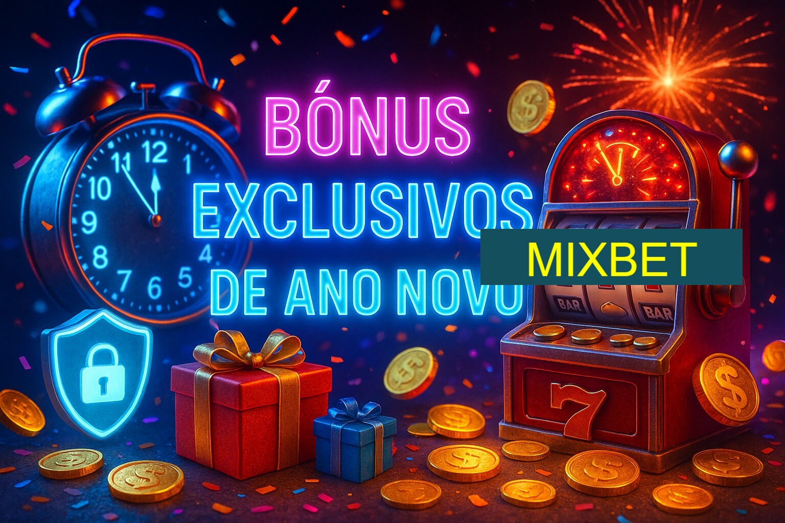 Promoções de Ano Novo no MIXBET